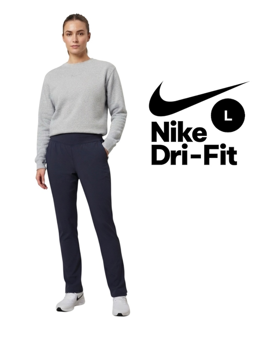 Nike Dri-FIT Athletic Pants – Women’s Large | 30” Inseam | Excellent Condition